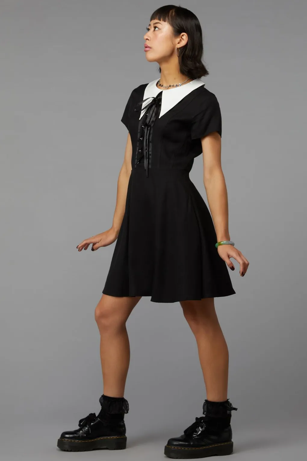 All Tied Up Gothic Dress