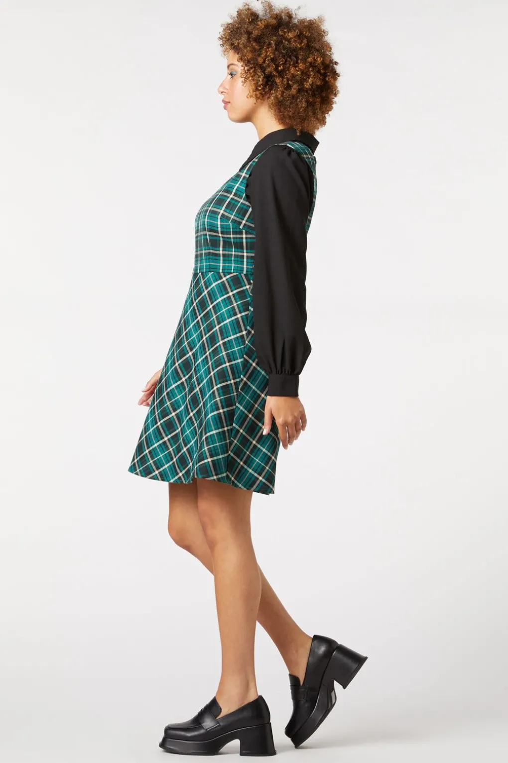 Amber Check Pinny