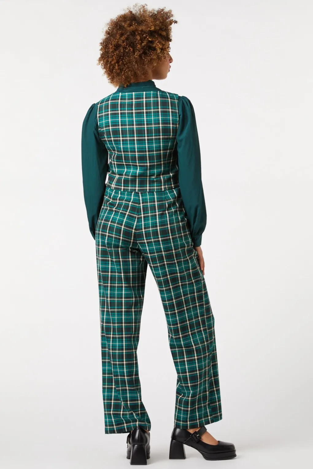 Amber Check Vest