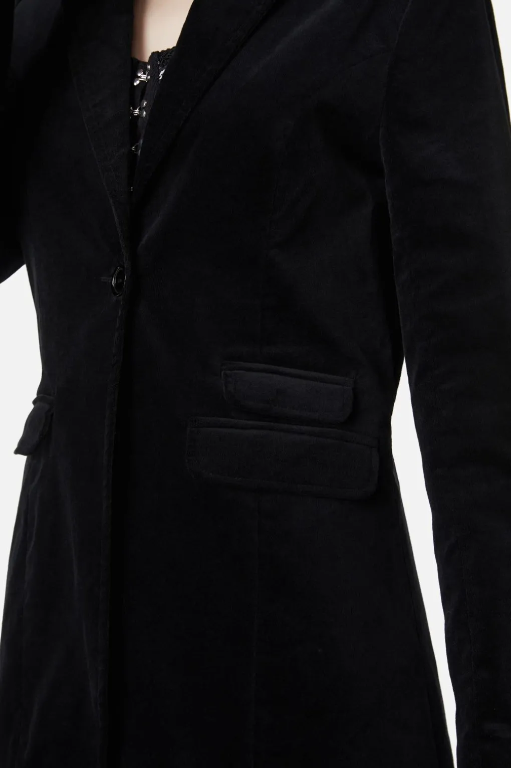 At The Alter Velvet Blazer