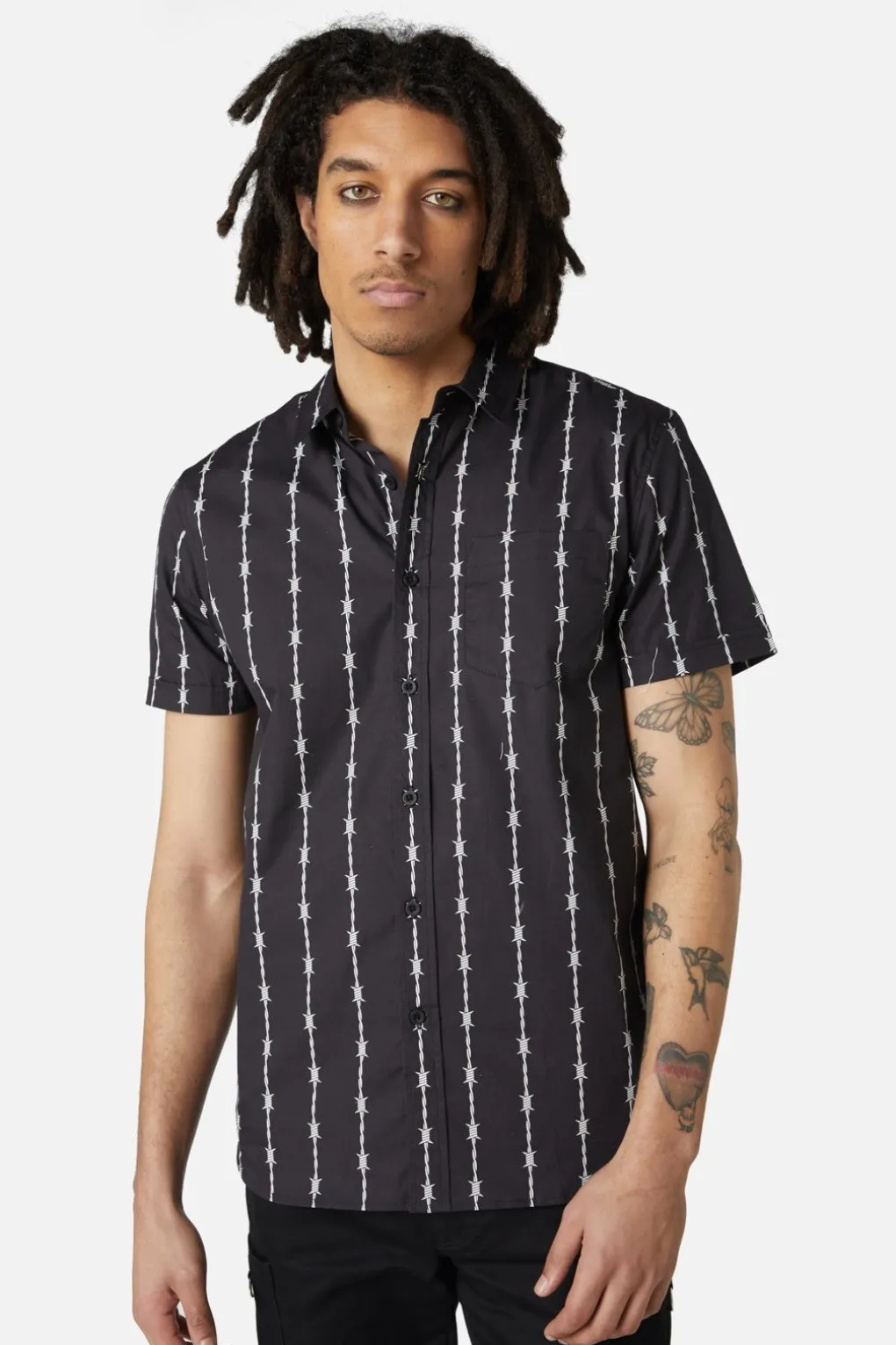 Barbed Wire Short Sleeve Shirt