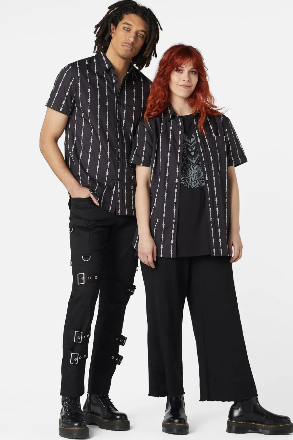 Barbed Wire Short Sleeve Shirt