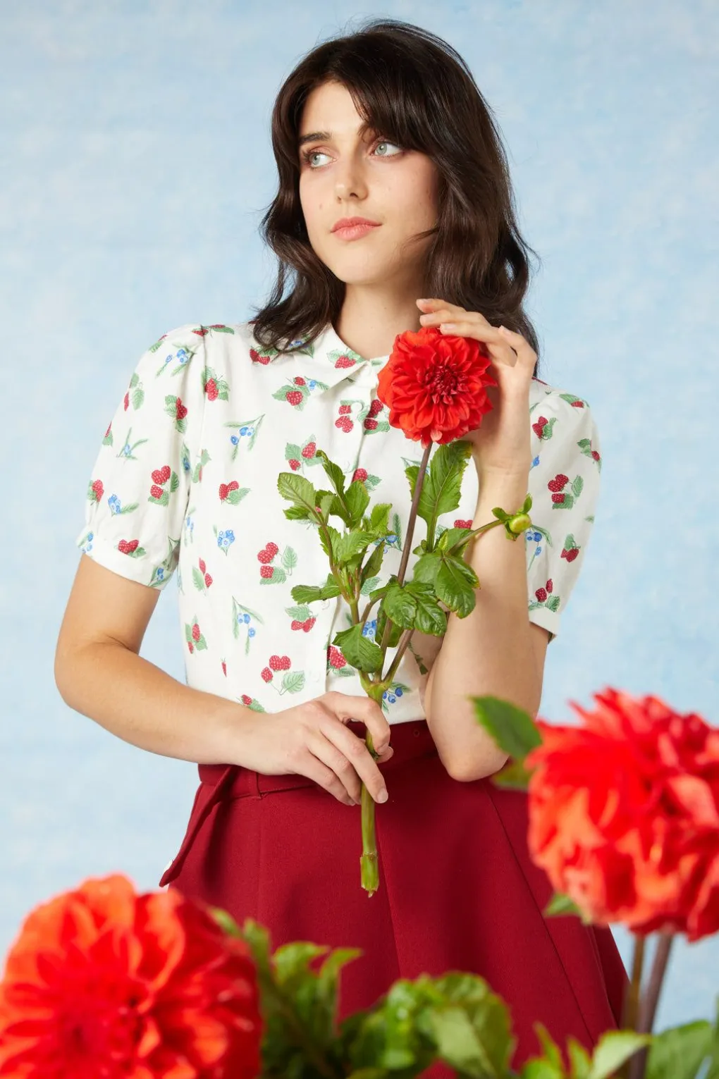 Berry Blouse