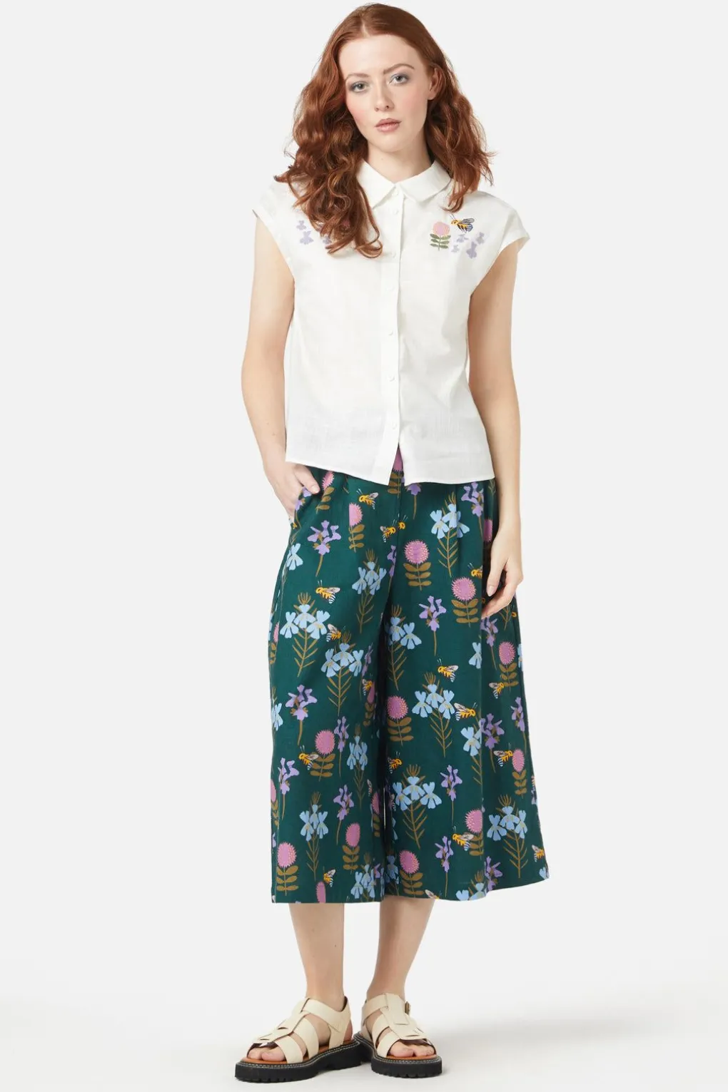 Blue Bee Emb Blouse