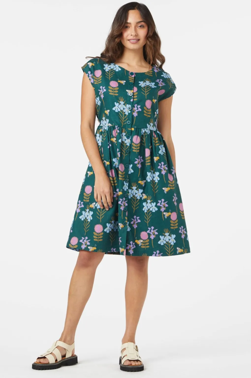 Blue Bee Mini Dress