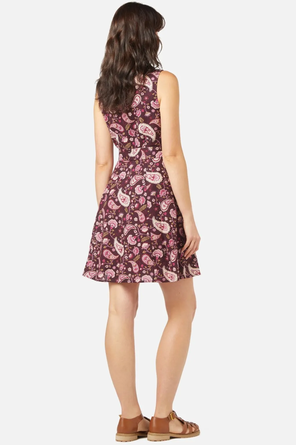Boho Paisley Mini Dress