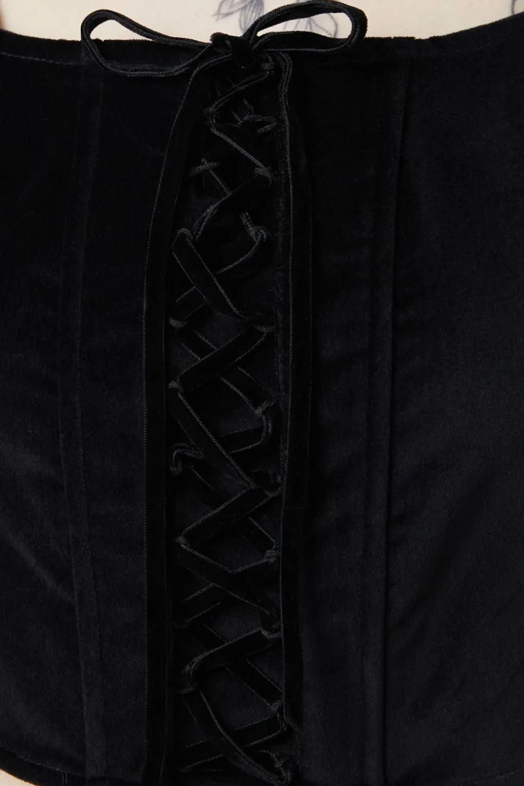Boudoir Maid Velvet Corset