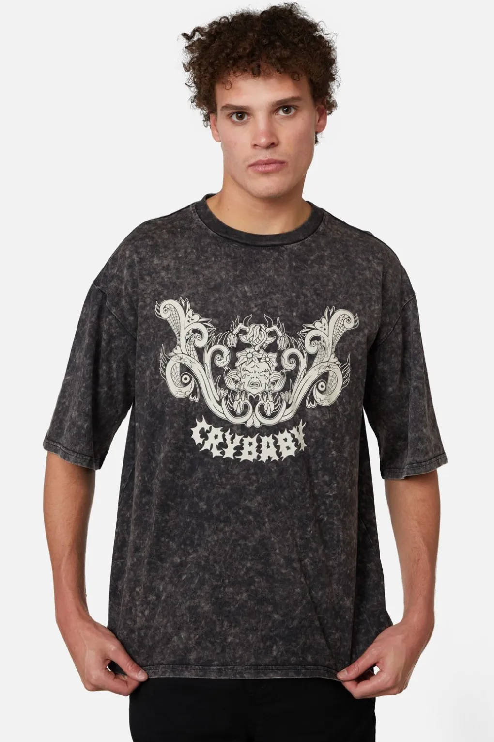 Break Their Hearts Acid Wash Tee