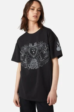 Break Their Hearts Distressed Tee