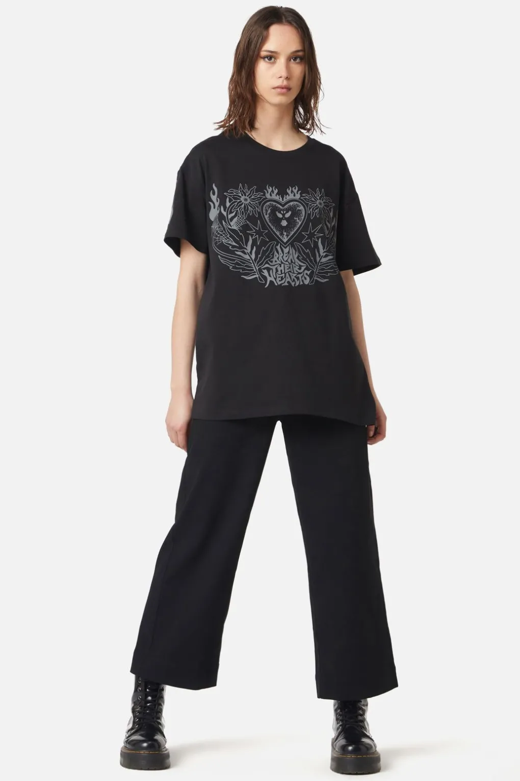 Break Their Hearts Distressed Tee