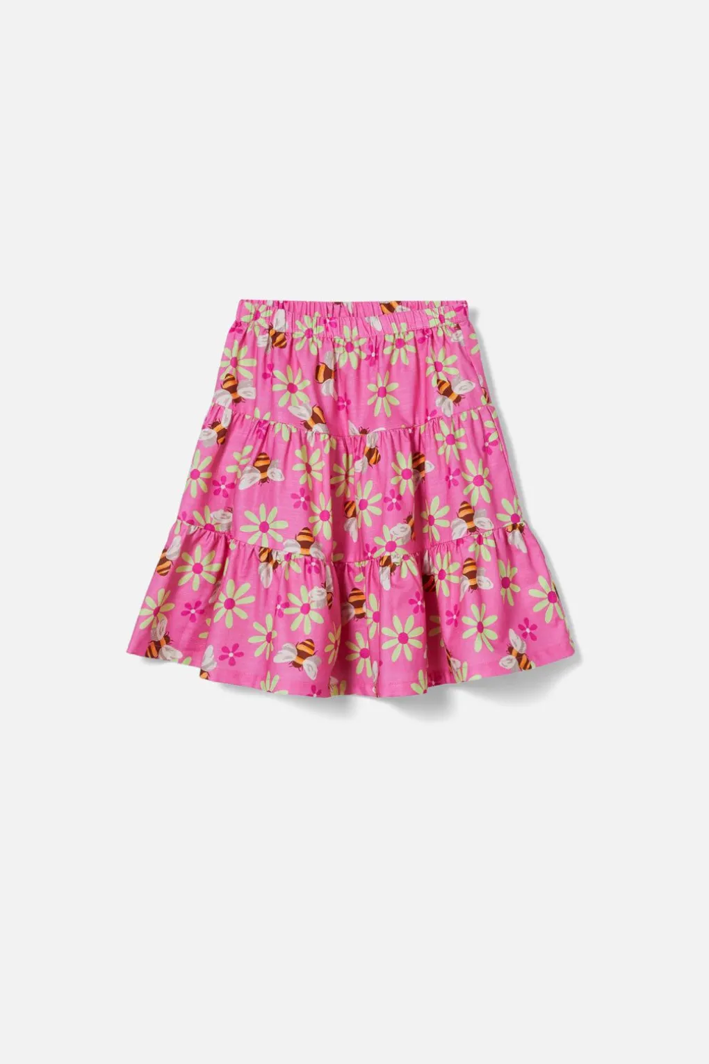 Busy Bees Kids Tiered Skirt