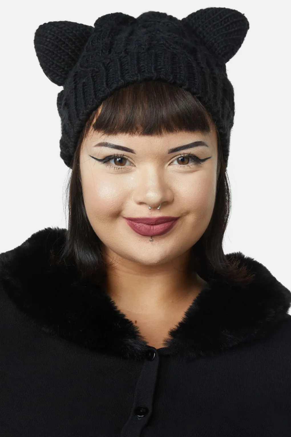 Cable Ears Beanie