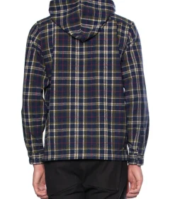 Check Hooded Jacket