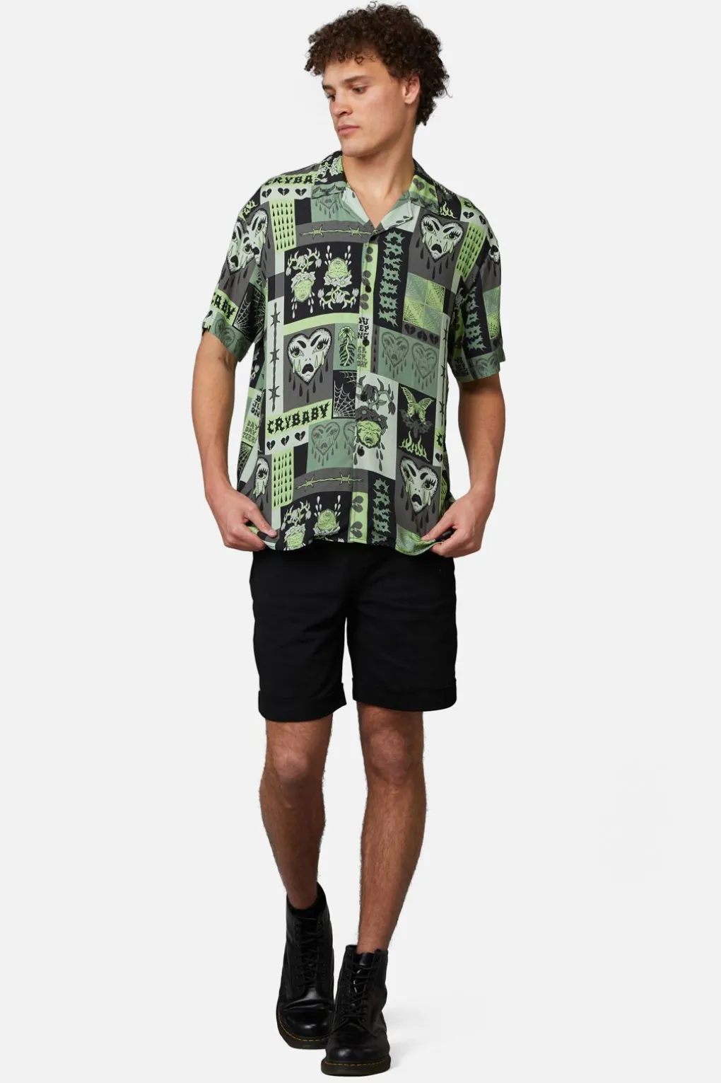 Cry Baby Dark Tile Short Sleeve Shirt