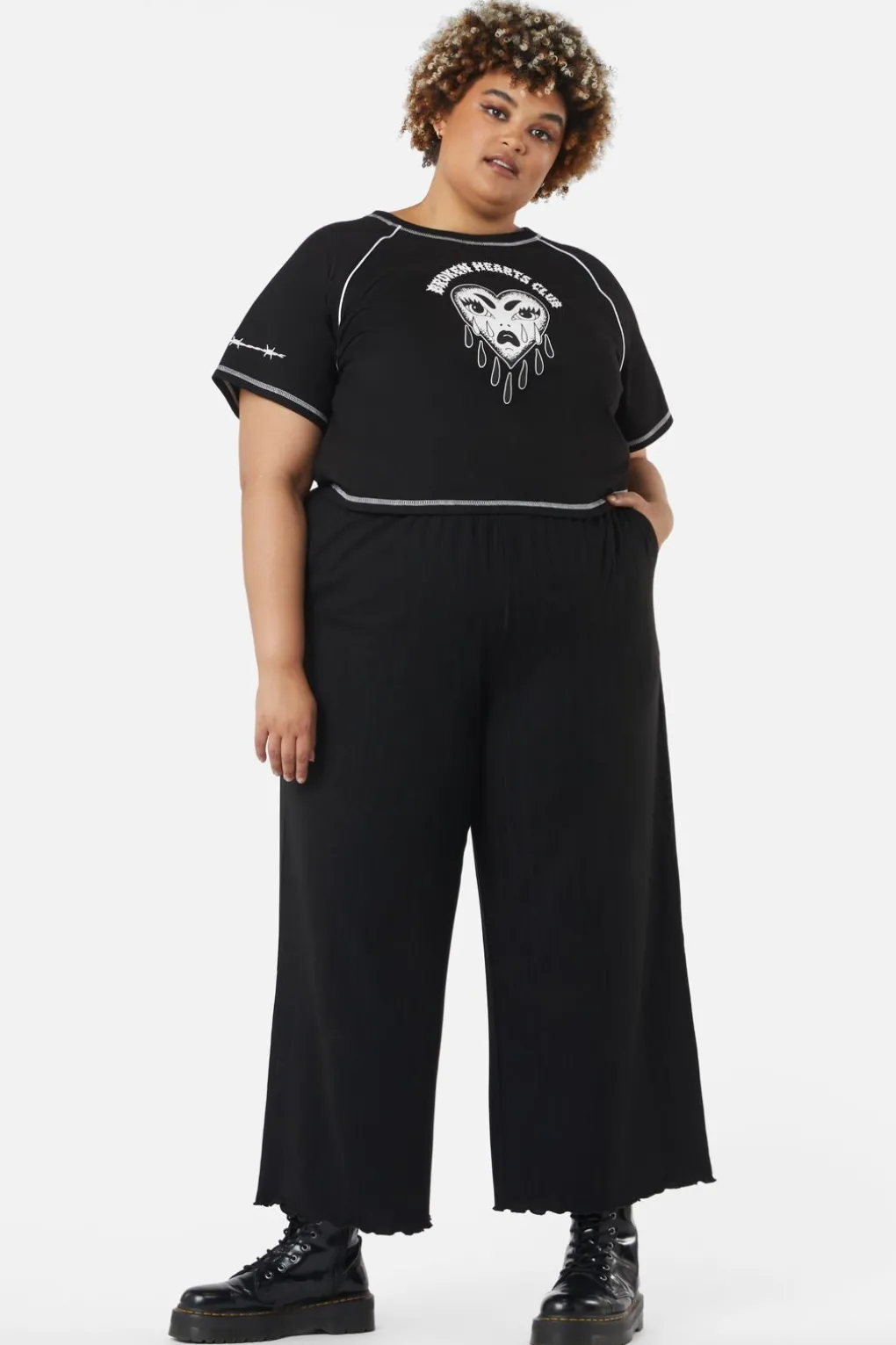 Curve Maidservant Jersey Culotte