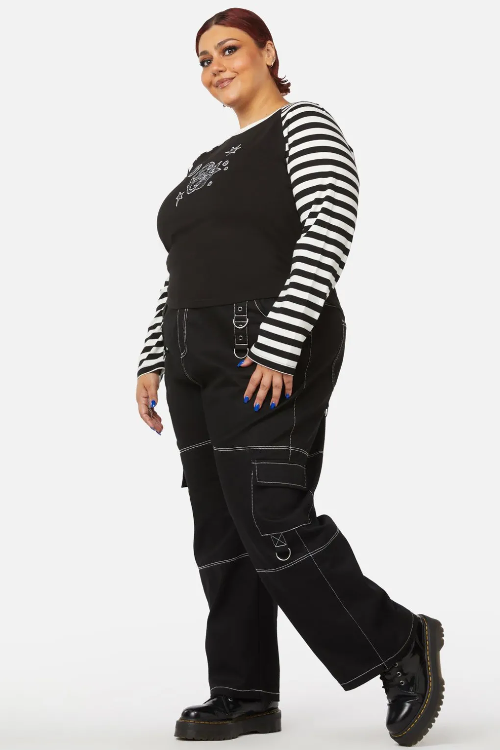 Curve Night Cat Top