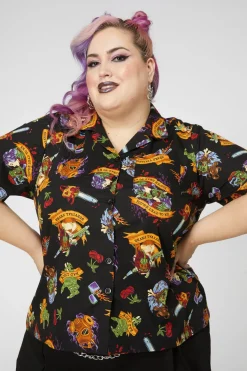 Curve Tattoo Zombie Cot Shirt