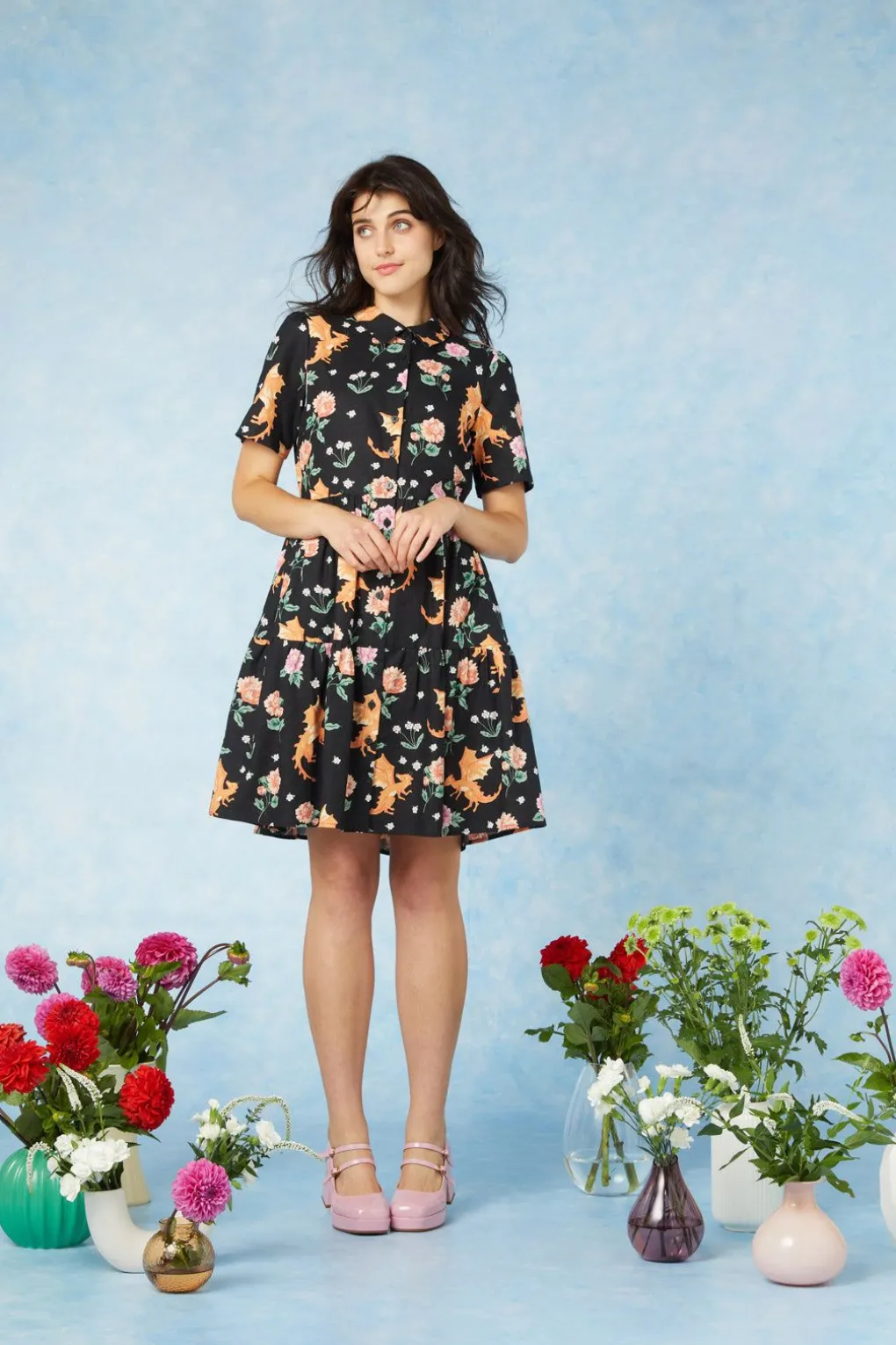 Dragon Shirt Dress