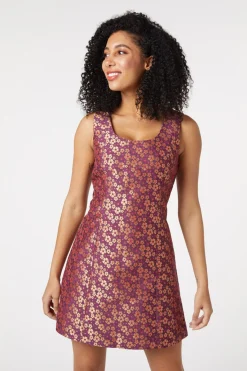 Elsa Brocade Dress