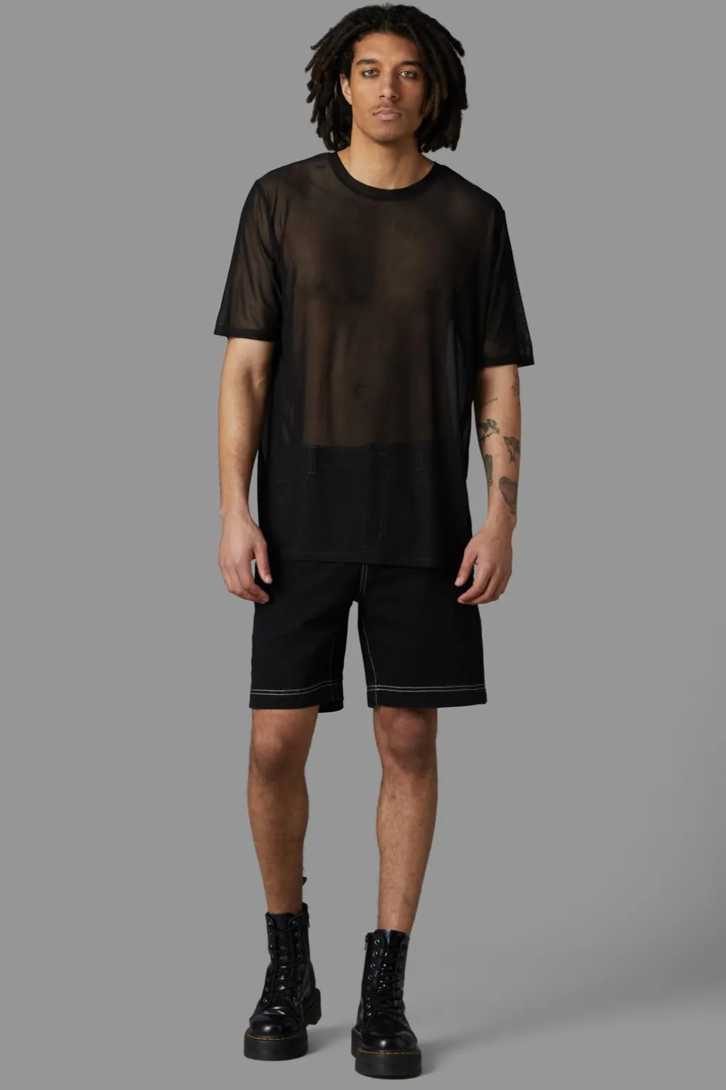 Fishnet Mesh Top