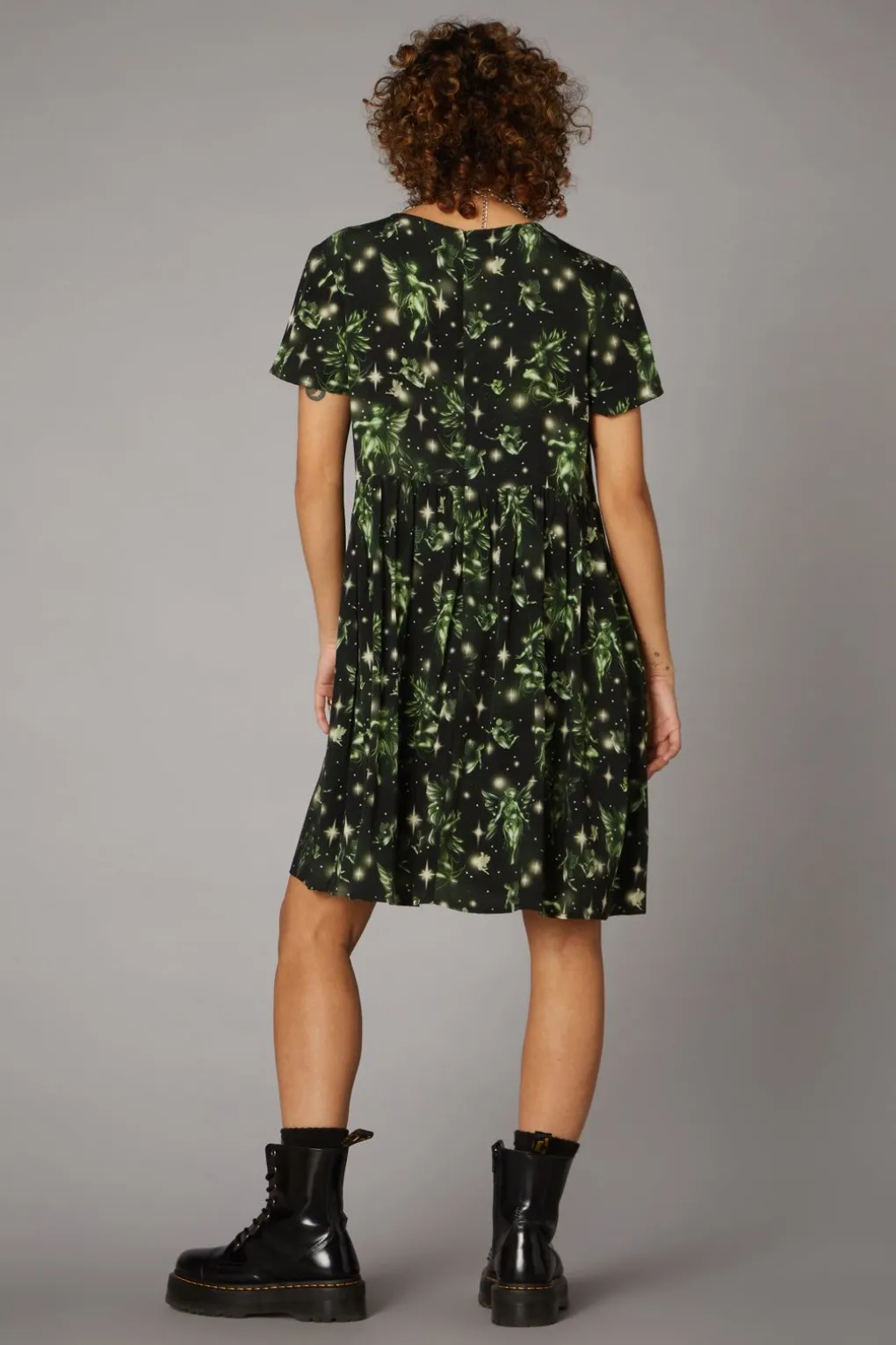 Forest Fairy Print Dress