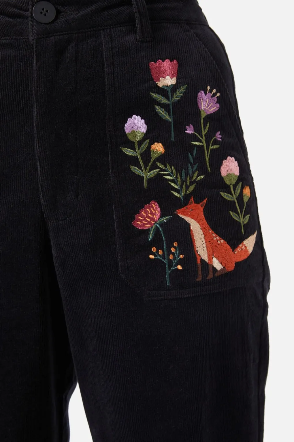 Fox Emb Jean