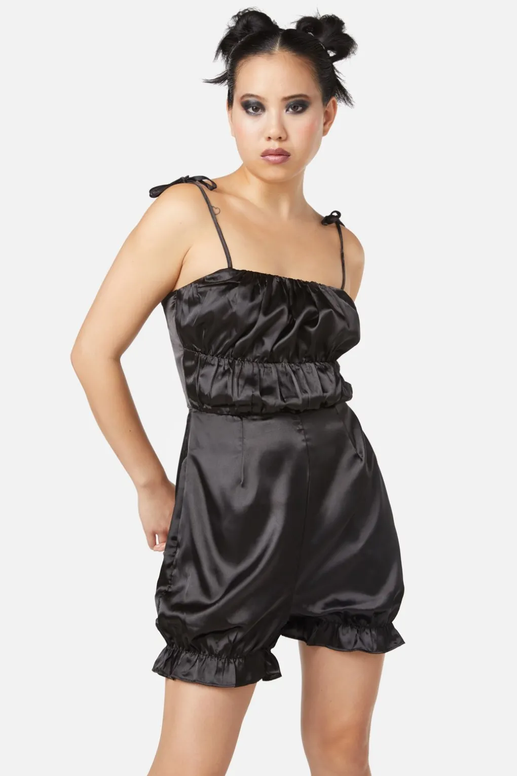 Gathered Panels Playsuit