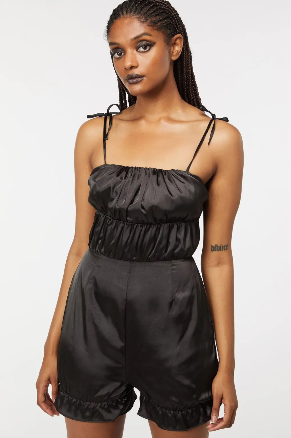 Gathered Panels Playsuit