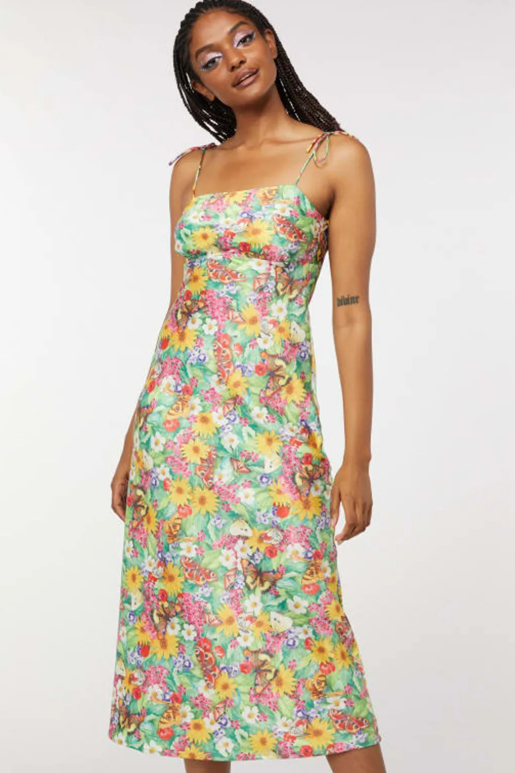 Glade Satin Slip Dress