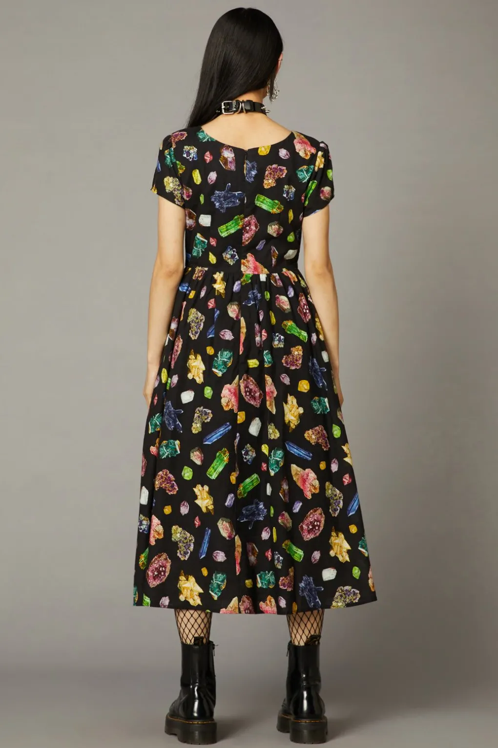 Glorious Geodes Goth Dress