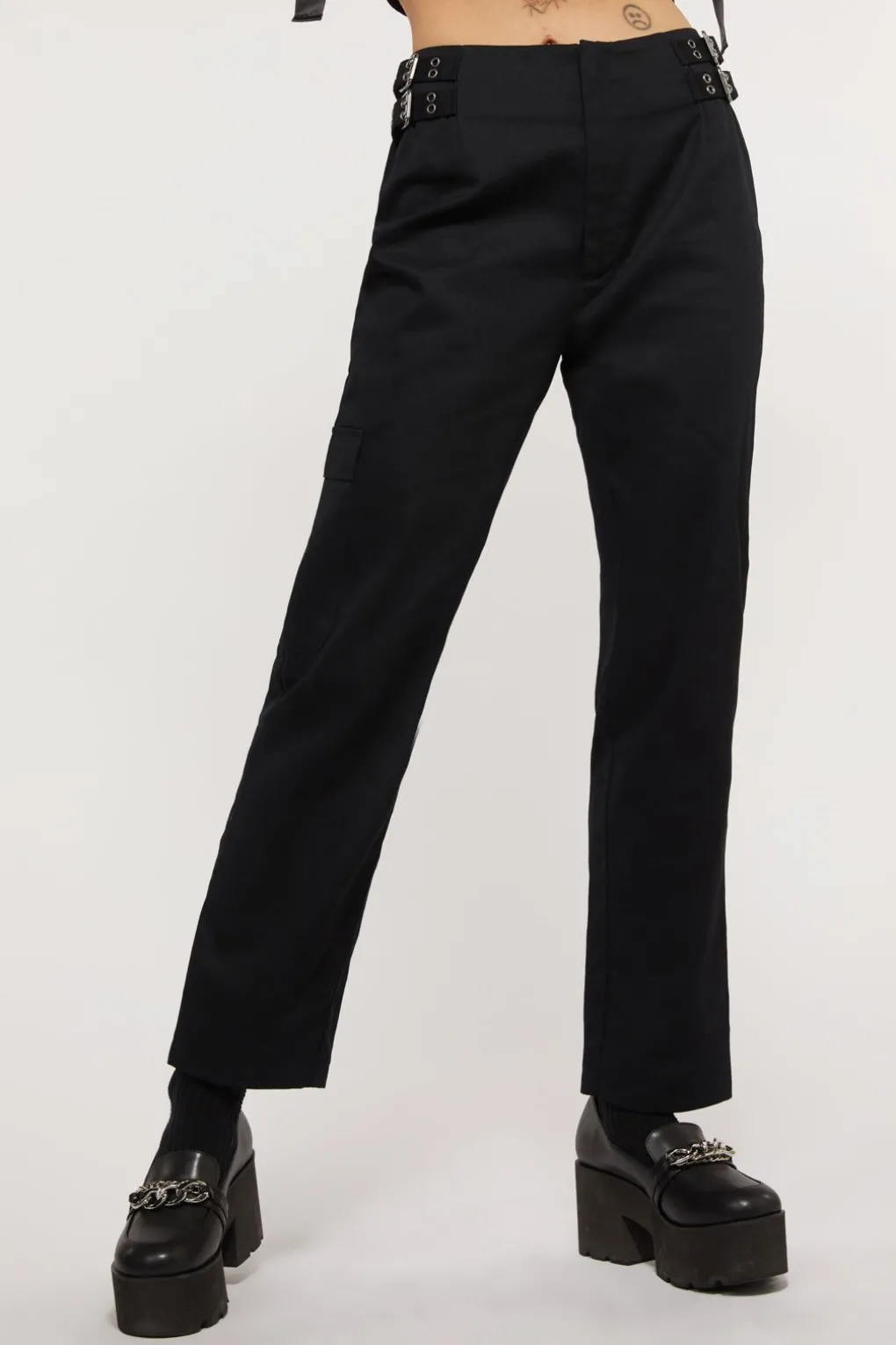 Goth Belted Pants