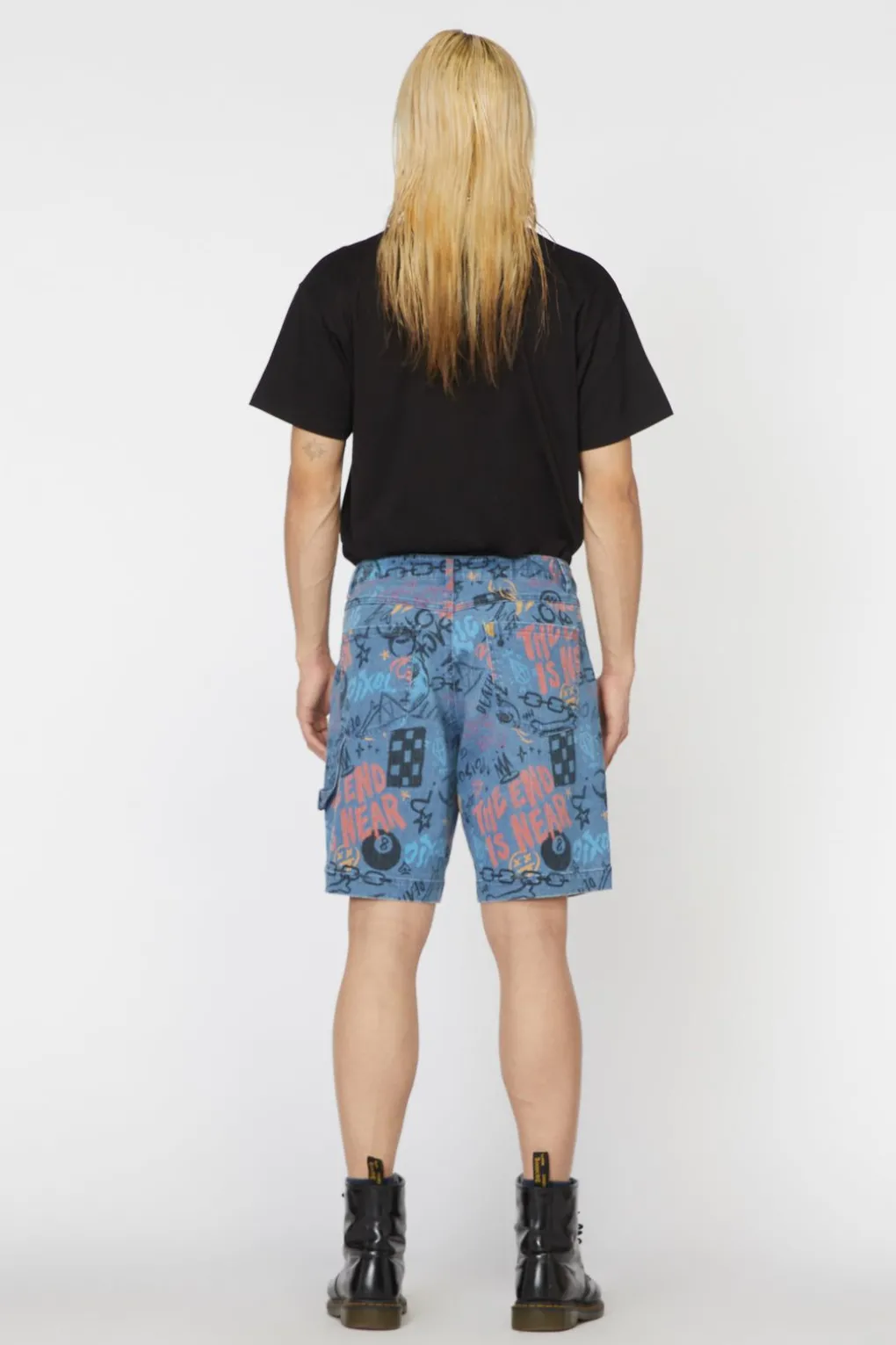 Graffiti Denim Unisex Short