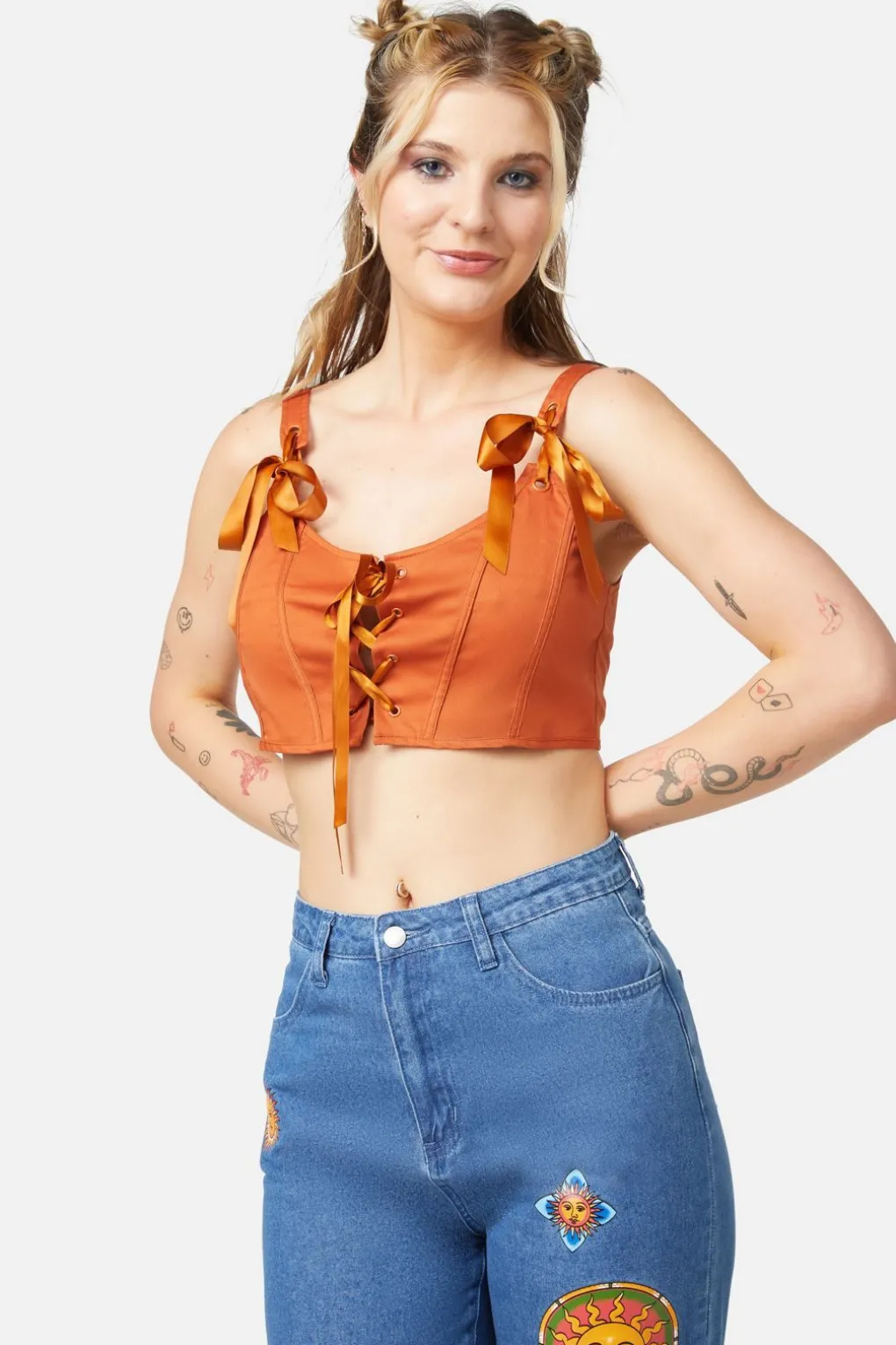 Grounded Corset Top