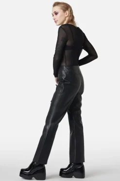 Guarded Pu Pants