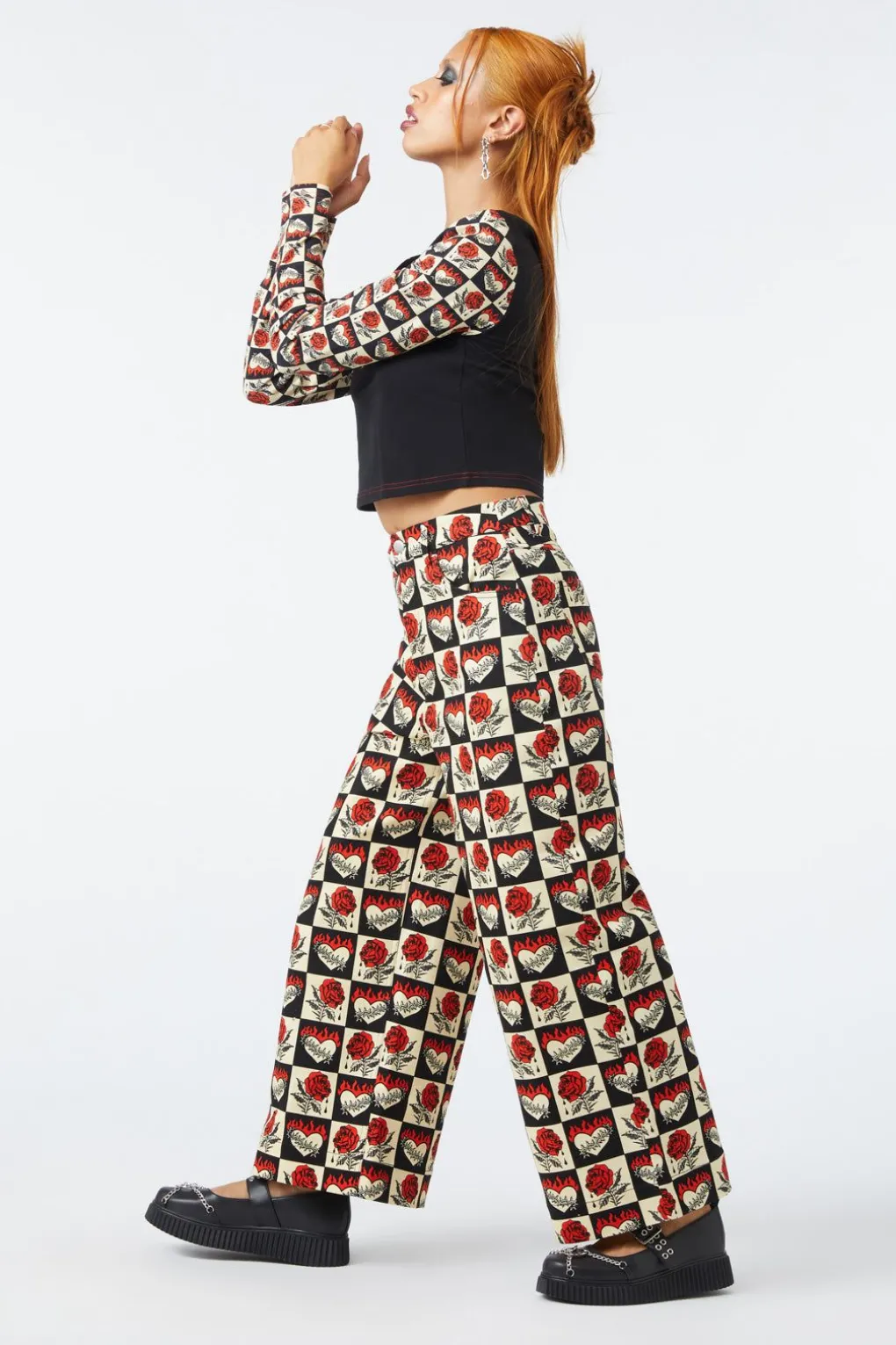 Guilded Heart U0026 Rose Pant