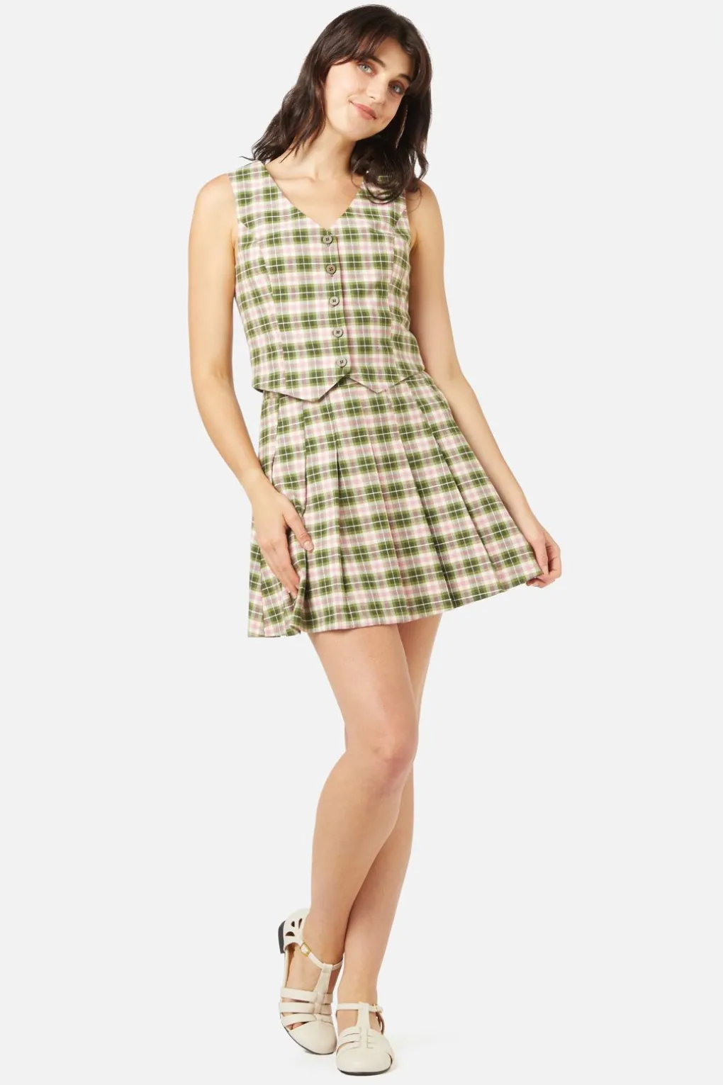 Hazel Check Skirt