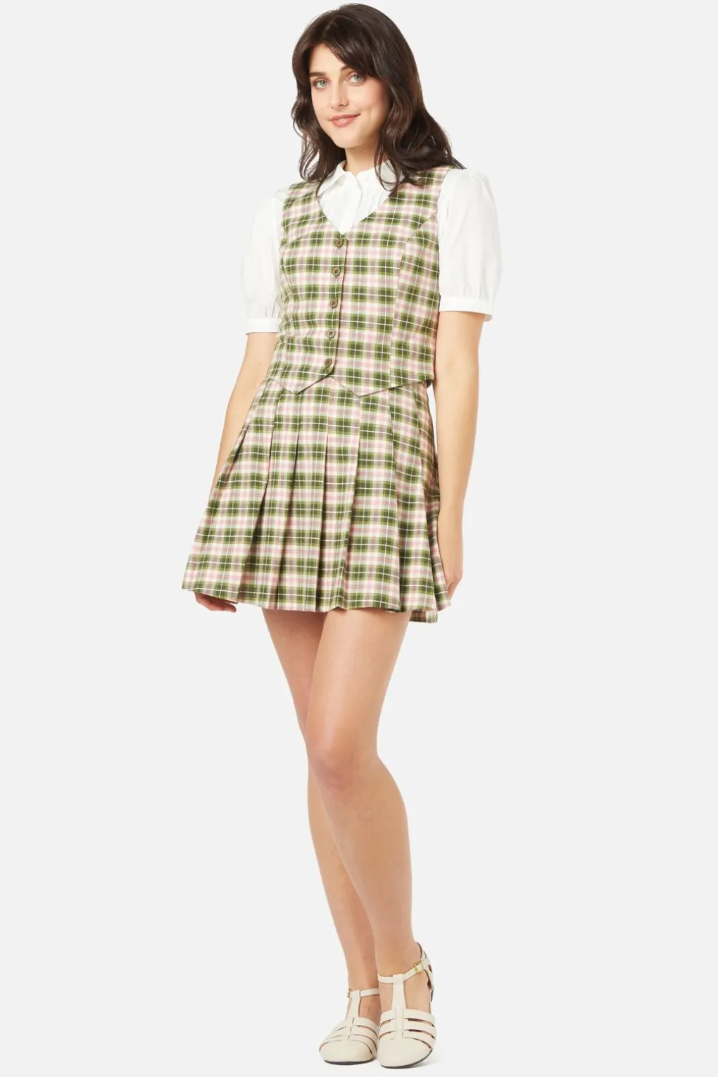 Hazel Check Vest