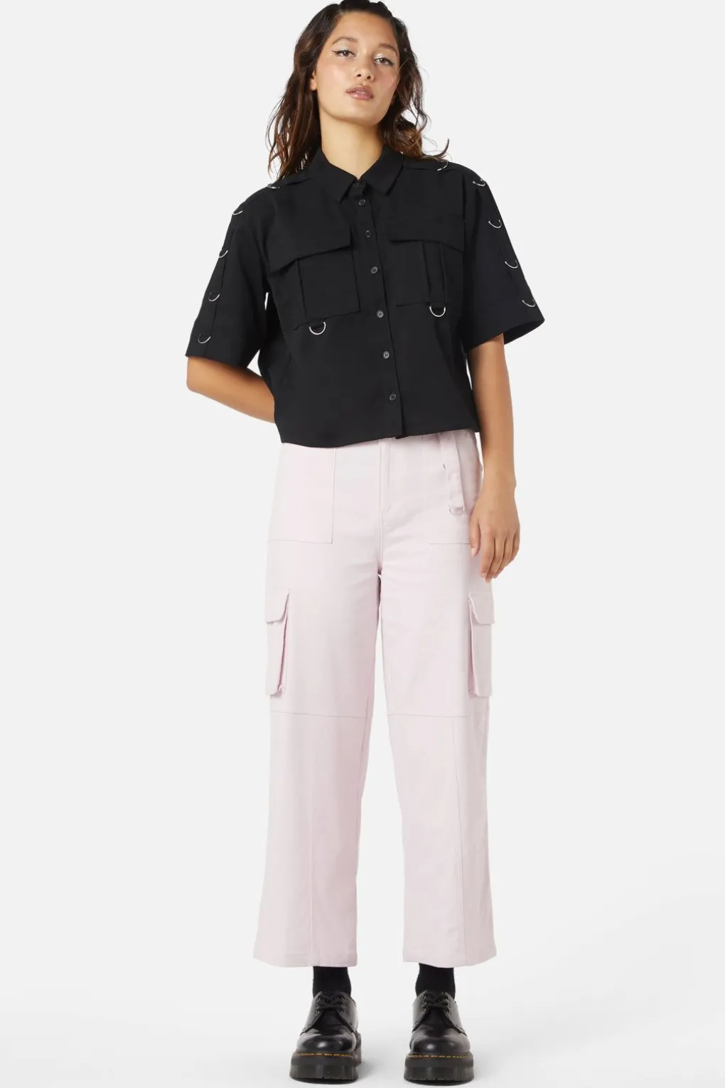 Jagger O-Ring Crop Blouse