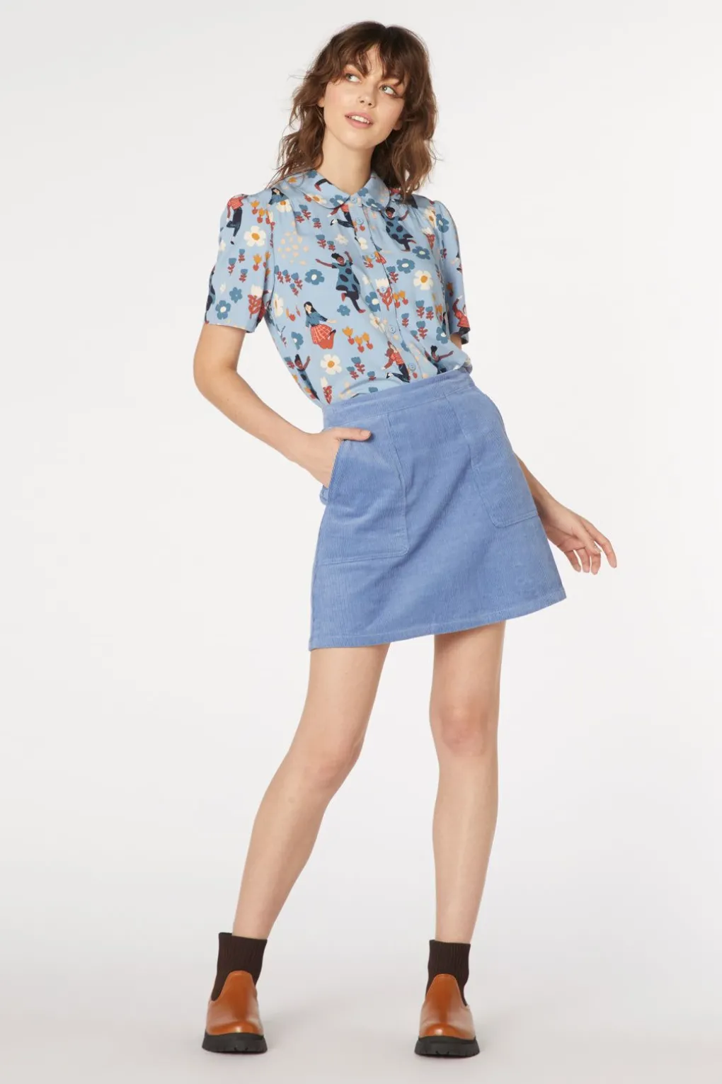 Jamie Cord Skirt