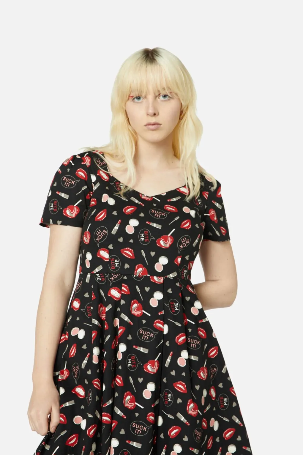 Kiss And Makeup Dress