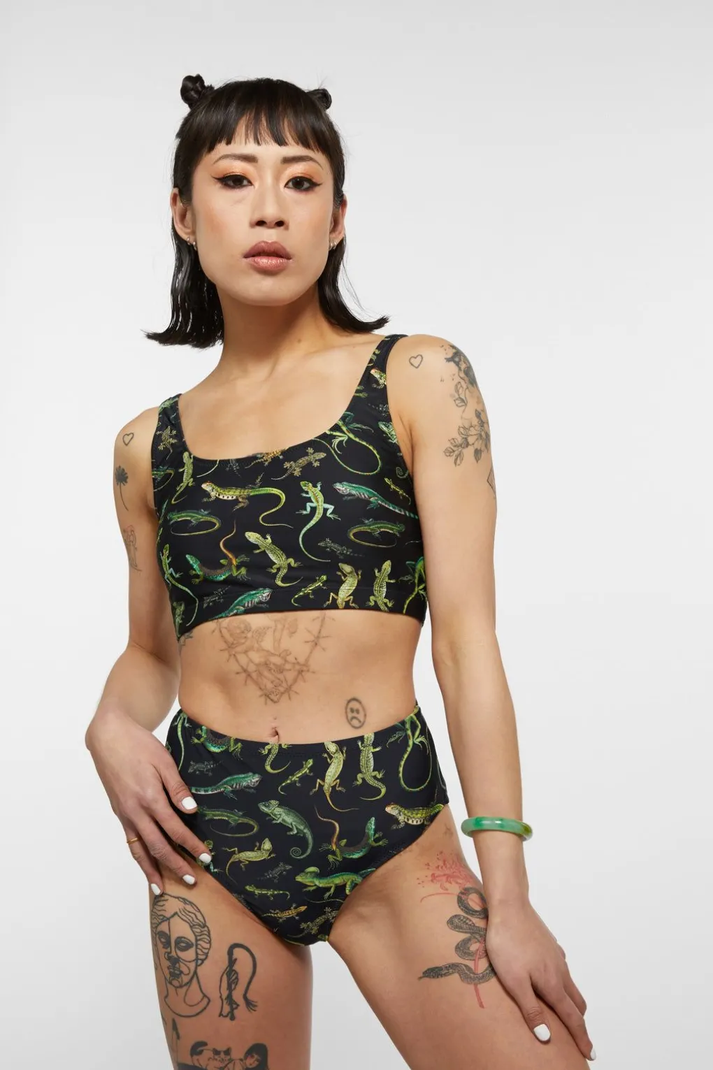Lizard Fam Bikini Bottom