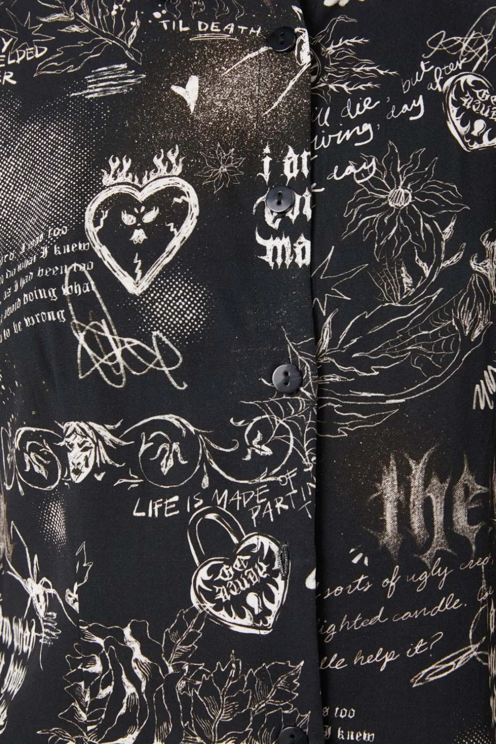 Lover'S Departure Printed Blouse