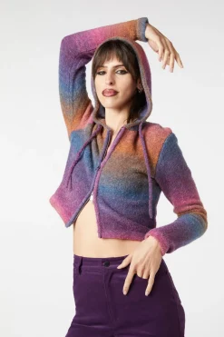 Moss Zip Knit Cardi