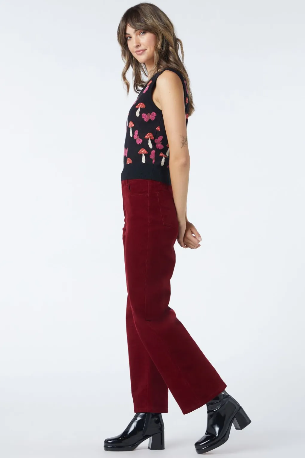 Mushroom Knit Vest