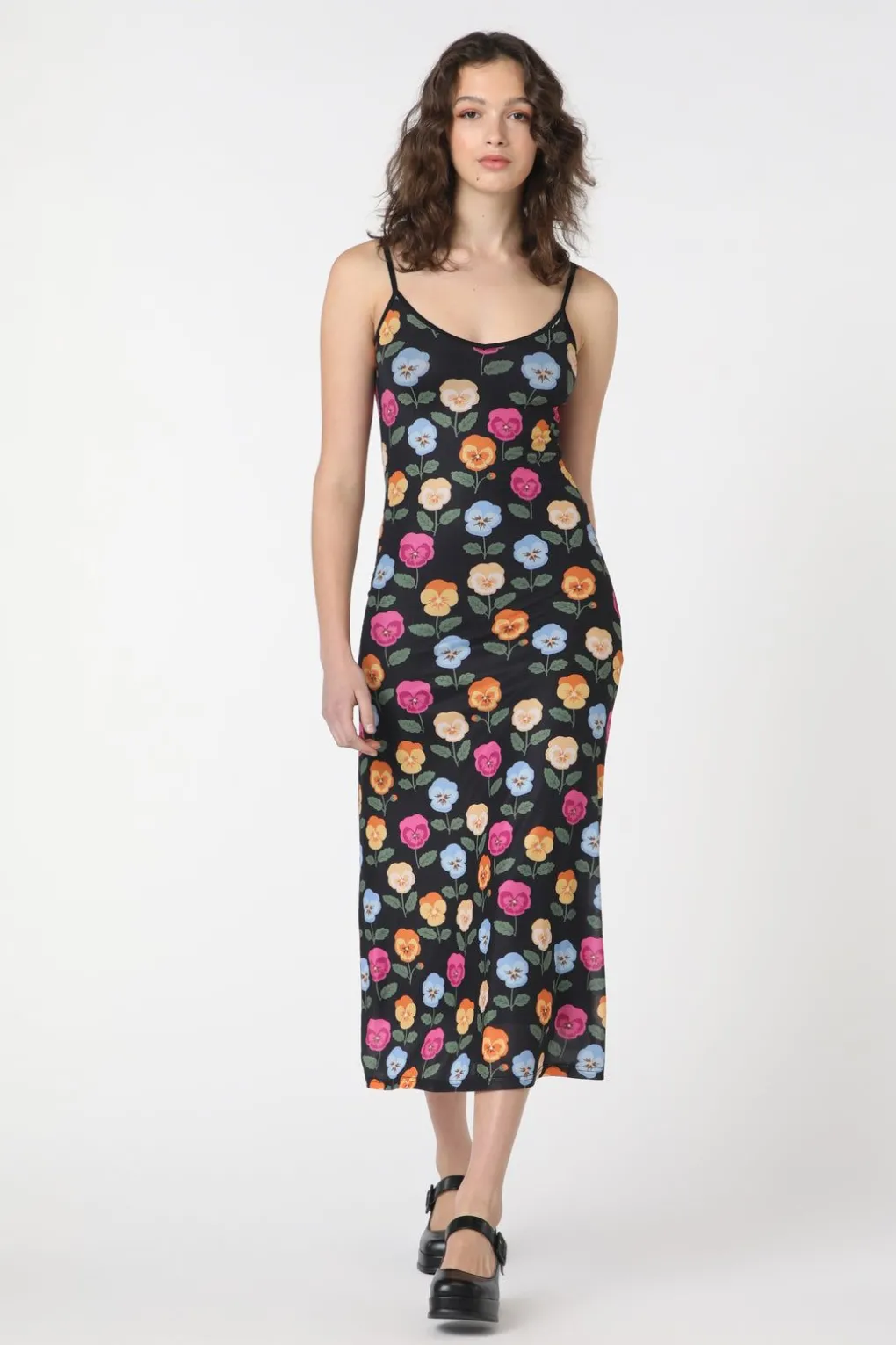 Pansy Mesh Dress