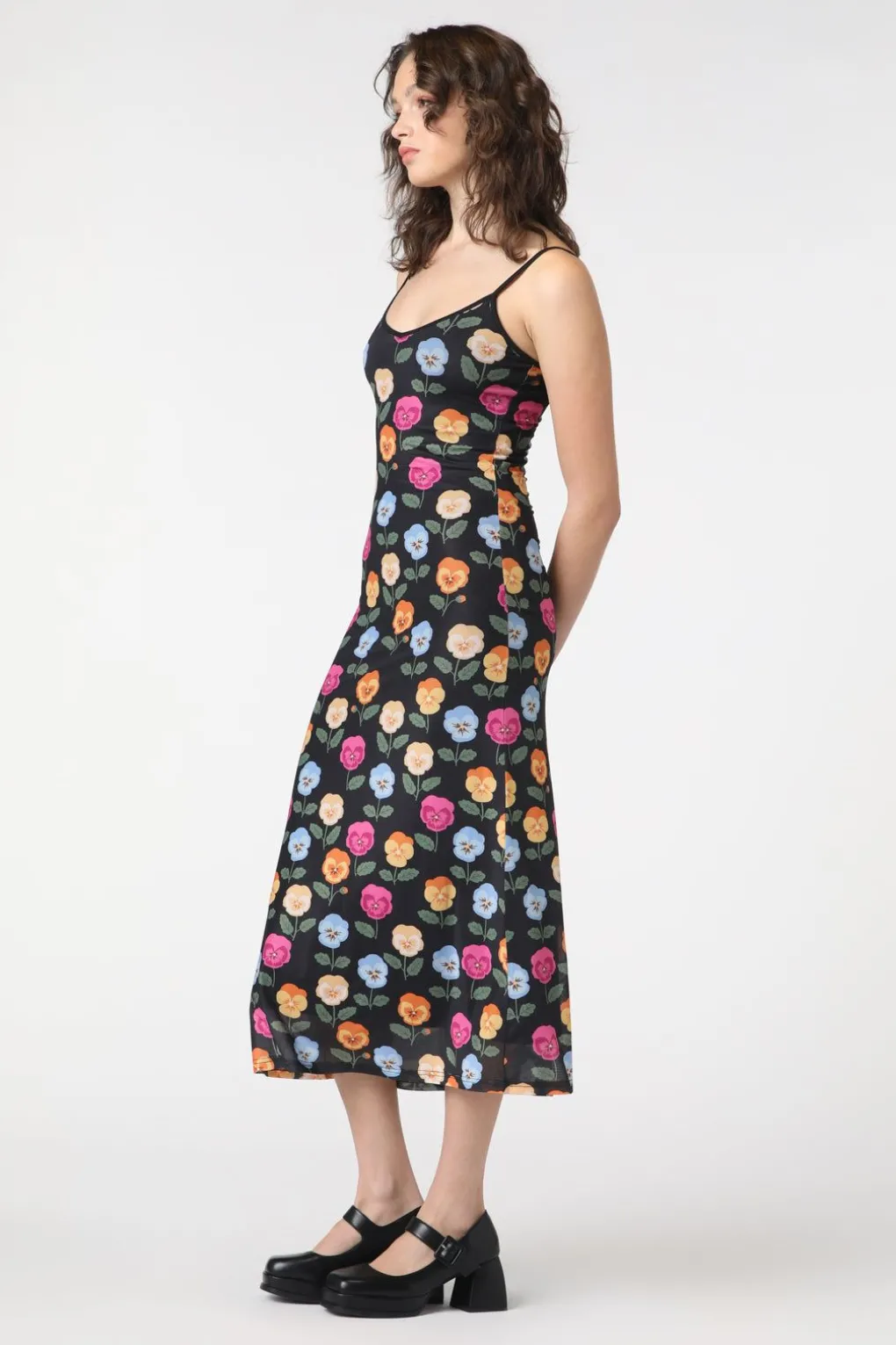 Pansy Mesh Dress