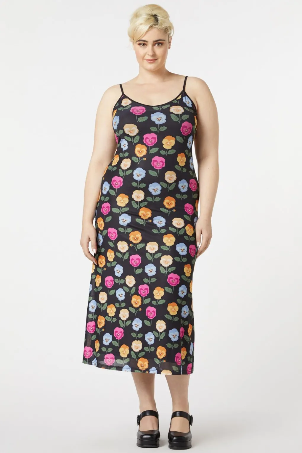 Pansy Mesh Dress