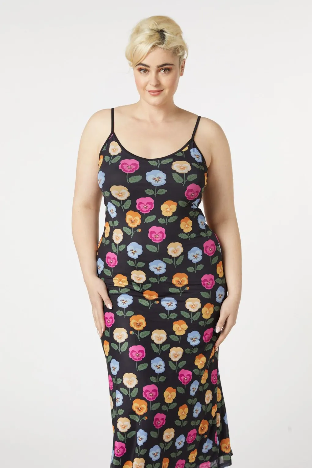 Pansy Mesh Dress