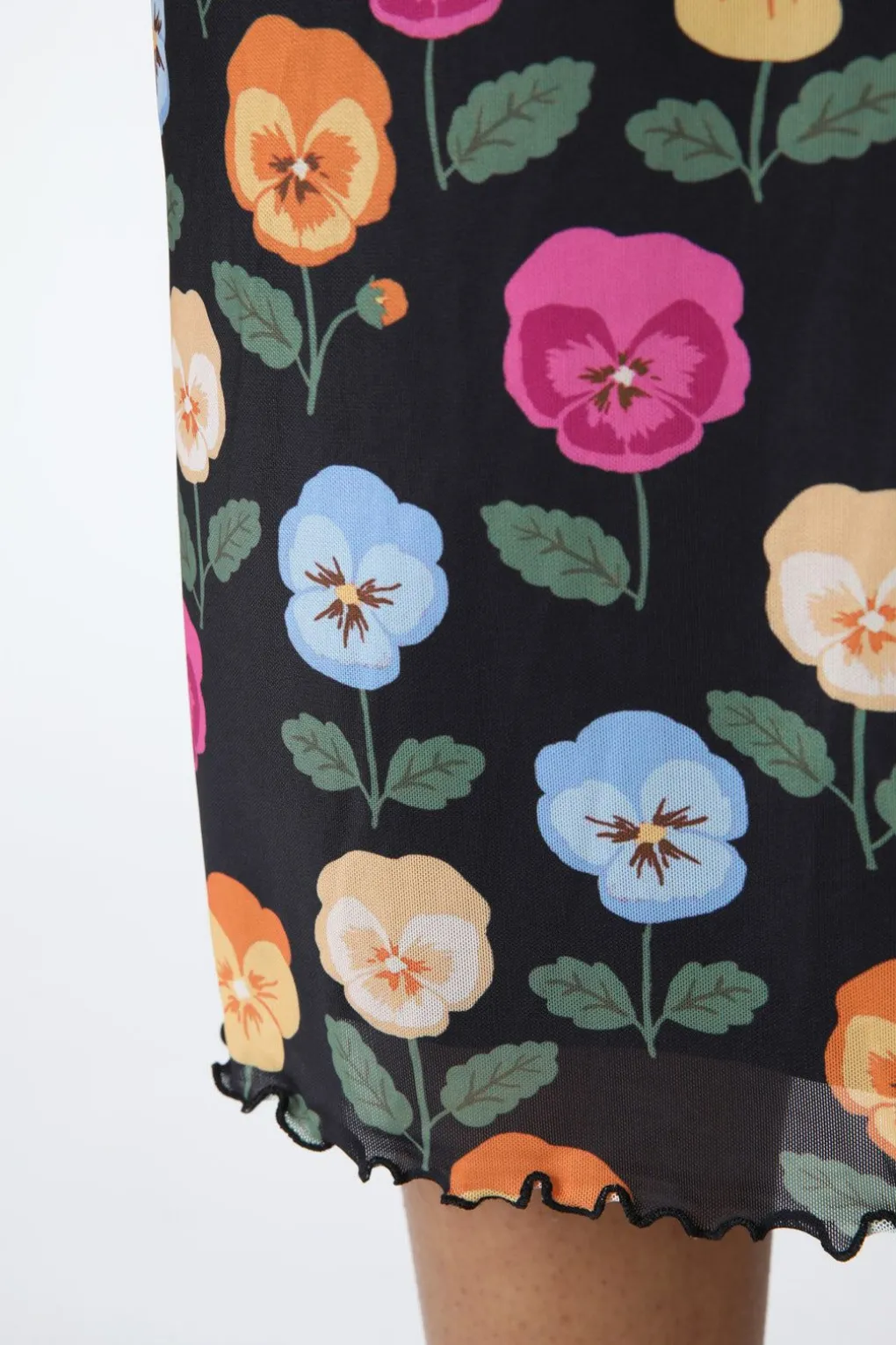 Pansy Mesh Skirt