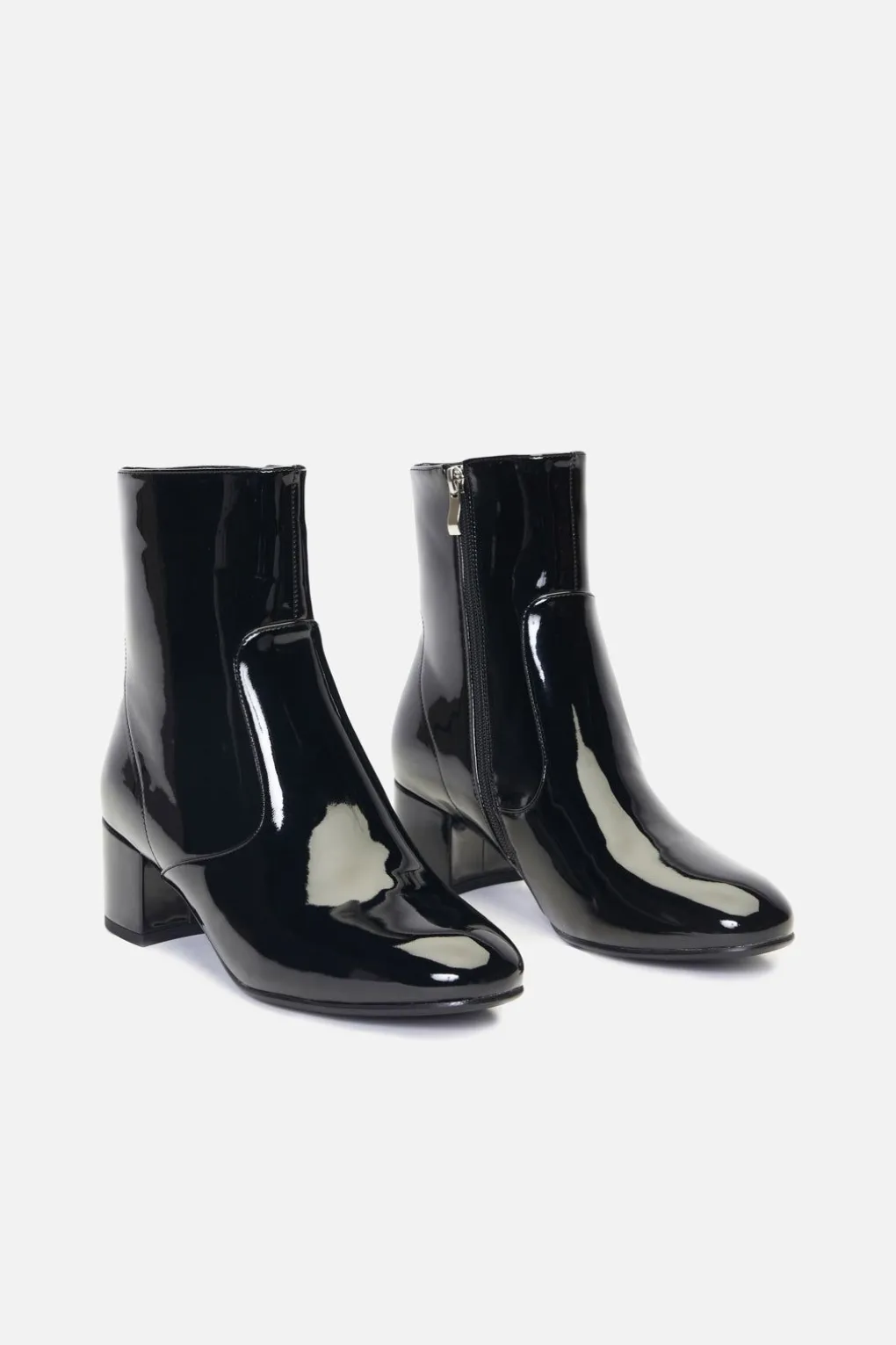 Patent Ankle Boot